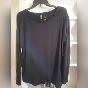 Apana Classic Black Long Sleeve Top